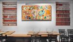 Paper cutout piece | Mixed Media by Paige Russell, ELOI | Alimentari Italian Grocery in Toronto. Item made of wood with paper