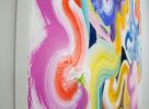 Confetti | Oil And Acrylic Painting in Paintings by Claire Desjardins. Item made of canvas with synthetic