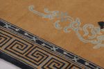 Rug & Kilim’s Chinese Art Deco Rug, Brown with Greek Key | Area Rug in Rugs by Rug and Kilim