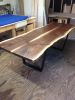 Berkman dining table | Tables by Aaron Smith Woodworker. Item made of walnut with metal