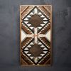 ''Aztec Trio'' Wood Wall Art | Wall Sculpture in Wall Hangings by Skal Collective. Item made of wood