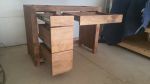 Model #1024 - Custom Make Up Vanity | Console Table in Tables by Limitless Woodworking. Item composed of maple wood in mid century modern or contemporary style