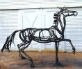 Aurora Running Black | Public Sculptures by Wendy Klemperer Art Inc | The Medical Center of Aurora in Aurora. Item made of steel