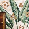 Tropical Mural (Ravenala Palm Tree) | Murals by pepallama. Item composed of synthetic