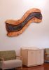 Seasons of the Sockeye | Engraving in Art & Wall Decor by Jeffrey H Dean | Central Peninsula Hospital in Soldotna. Item made of wood & steel