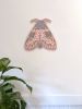 Moth Painting on Wood | Wall Sculpture in Wall Hangings by Melissa Arendt. Item made of wood
