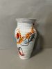 Vase With Underglaze leaf design | Vases & Vessels by Sheila Blunt