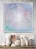 I'll be thinking of you - Abstract floral painting | Oil And Acrylic Painting in Paintings by Jennifer Baker Fine Art. Item made of canvas compatible with boho and contemporary style