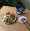 Nerikomi breakfast platter | Serveware by Renee's Ceramics. Item made of ceramic