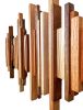 Hardwood Soundwave | Wall Sculpture in Wall Hangings by Erin Harris. Item made of oak wood