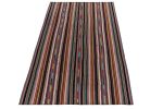 1950s Vintage chaput Kilim rug in Multicolor Stripe Patterns | Area Rug in Rugs by Rug and Kilim