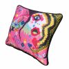 organic cotton sateen SHOCK & ROLL custom pillow | Pillows by Mommani Threads. Item made of cotton works with contemporary & eclectic & maximalism style