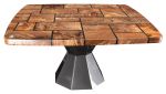 Labyrinth | Coffee Table in Tables by Cline Originals. Item composed of walnut and steel in mid century modern or contemporary style