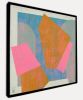 Fractured fallen orange pink | Oil And Acrylic Painting in Paintings by Ronald Hunter. Item composed of canvas in minimalism or contemporary style
