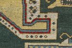 Rug & Kilim’s Tribal Custom Rug Sample with Red and Gold | Area Rug in Rugs by Rug and Kilim
