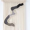 Abstract River | Macrame Wall Hanging in Wall Hangings by YASHI DESIGNS. Item composed of cotton compatible with contemporary and japandi style