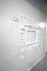 "Deconstructed Television" | Wall Sculpture in Wall Hangings by ANTLRE - Hannah Sitzer | Turner Broadcasting System Inc in Atlanta. Item composed of synthetic