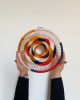 Custom “Hill” Circular Woven Wall Hanging Artwork | Tapestry in Wall Hangings by Emily Nicolaides. Item composed of fiber compatible with mid century modern and eclectic & maximalism style