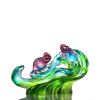 Echo of Joy | Sculptures by Lawrence & Scott. Item composed of glass