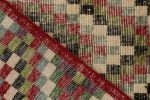 1960s Vintage distressed Turkish Rug in Green, multicolor | Area Rug in Rugs by Rug and Kilim