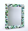 Lake Erie Beach Glass Mirror | Decorative Objects by Boom Bechkowiak. Item made of glass works with contemporary & coastal style
