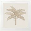 Tropical Plantation - 1 & 2 & 3 - Tan - Framed Art | Prints by Patricia Braune. Item made of paper