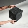 The Big Black Cube Sculpture Edition 001 | Sculptures by Carolyn Powers Designs. Item made of concrete compatible with minimalism and contemporary style