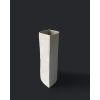 Chartreuse Block Wind Vase Sculpture | Sculptures by AKIKO TSUJI. Item made of ceramic