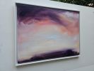 Raven's song - Soft abstract sunset sky painting | Oil And Acrylic Painting in Paintings by Jennifer Baker Fine Art. Item made of canvas works with contemporary style