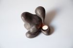Hand crafted tea-light holder in black concrete | Candle Holder in Decorative Objects by Earlpicnic. Item made of cement works with boho & minimalism style