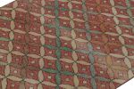 Vintage Zeki Müren Runner Rug in Red with Trellises | Area Rug in Rugs by Rug and Kilim
