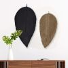 Set of Leaves Sculptures | Wall Sculpture in Wall Hangings by YASHI DESIGNS. Item made of canvas compatible with mid century modern and contemporary style