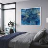 Blue Crystals Canvas Print | Prints by MELISSA RENEE fieryfordeepblue  Art & Design. Item composed of canvas compatible with contemporary and eclectic & maximalism style
