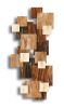 "Topaz" TTS Glass and Metal Wall Sculpture | Wall Hangings by Karo Studios. Item composed of metal and glass