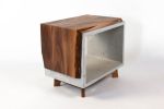 Dwarf Edge | End Table in Tables by Curly Woods. Item composed of oak wood and concrete in contemporary or modern style