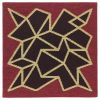 Jacquard Weavings | Wall Sculpture in Wall Hangings by Zuzana Licko. Item composed of wood and fabric in minimalism or mid century modern style