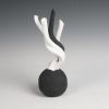 Modern Sculpture, "Wild Ones 38", Ceramic Sculpture  7" | Sculptures by Anne Lindsay. Item made of ceramic works with contemporary & modern style
