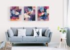 Passage (Tryptich) *SOLD | Oil And Acrylic Painting in Paintings by Simona Gocan. Item composed of canvas and synthetic in contemporary style