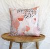 Terracotta coral rust and blush cushion cover, etc. | Pillows by Tribe & Temple. Item made of cotton with fiber