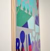 All of Me | Oil And Acrylic Painting in Paintings by Paula Saslow, Copper Rose Art. Item composed of wood in contemporary style