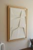 No. 112 Japandi Plaster Wall Relief - Scandinavian Decor | Wall Sculpture in Wall Hangings by Joseph A