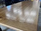 10' White Oak Dining Table | Tables by Peach State Sawyer Services. Item composed of oak wood in country & farmhouse style