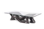 Crux - Red Wine Finish | Coffee Table in Tables by Amorph | Los Angeles Studio in Los Angeles. Item made of wood