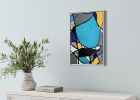 Sun and Sky Abstract acrylic painting 2024 | Oil And Acrylic Painting in Paintings by Aarti Bartake. Item composed of canvas in contemporary or art deco style