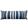 Raya Indigo Lumbar Pillow | Pillows by Selva Studio