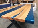 Epoxy Ash Dining Room Table | Tables by Peach State Sawyer Services