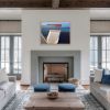 Harbor, 30in x 40in, Acrylic on Canvas | Oil And Acrylic Painting in Paintings by Shilo Ratner. Item composed of canvas compatible with coastal style