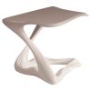 Amorph Tryst Side Table, White Lacquer Matte | Tables by Amorph. Item composed of wood