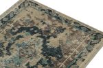 Distressed Scatter rug in Blue, Beige-Brown pattern | Area Rug in Rugs by Rug and Kilim