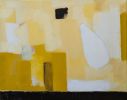 Remnants #3 — Neutral Abstract Oil on Canvas (20×16 in) | Oil And Acrylic Painting in Paintings by Vincent Salvati – Contemporary Abstract Painter | NJ. Item composed of canvas compatible with minimalism and contemporary style